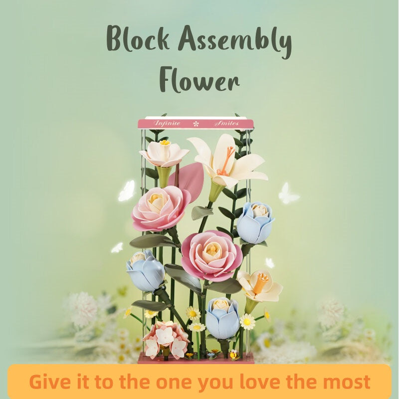 Dynamic Assembly Building Blocks Decorative Flowers 263/165 PCS