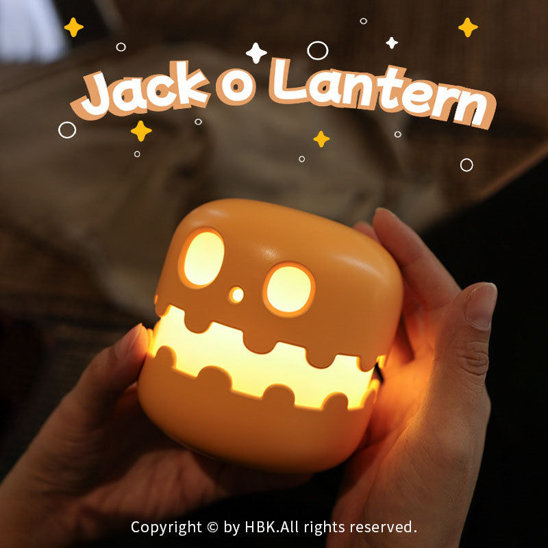 2024 New Halloween Ghost Pumpkin LED Night Light（Charging/Adjustable Brightness/Timing）